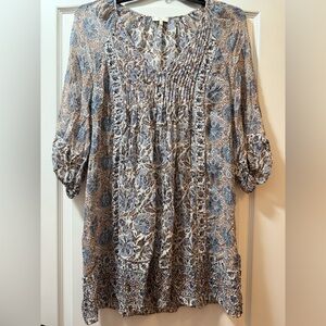 Joie Multicolor Sheer Floral Dress